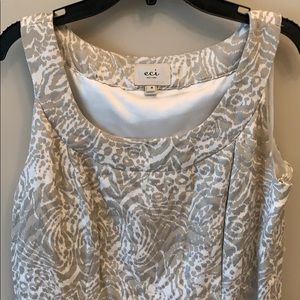 Light-weight, soft, silky tan dress